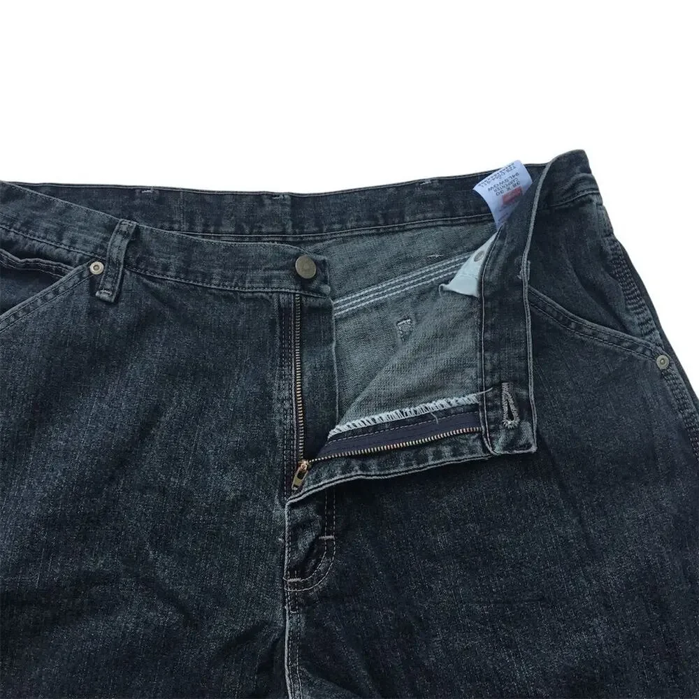 Wrangler Men's‎ Carpenter Jeans 38x30 Dark Wash Relaxed Fit Denim